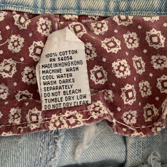 Bugle Boy Hi Rise Pleated Tapered Acid Wash Jeans 29W 29.5 Inseam Vintage 80’s - Picture 11 of 12